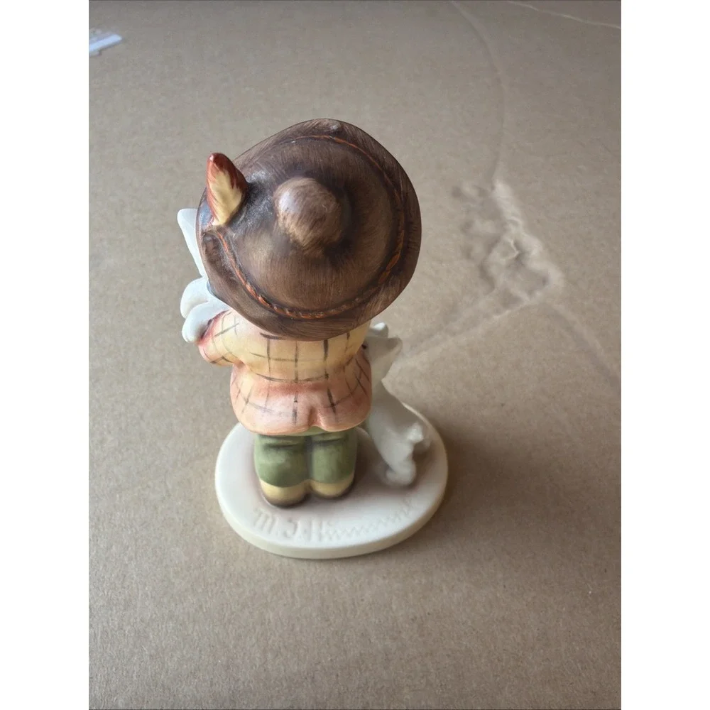 Goebel 1996 Limited Edition Boy‎ With White Puppies Figurine Germany